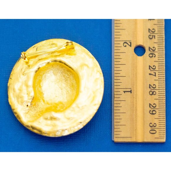 Vintage Fashion Hat Brooch - D2 - Picture 2 of 2